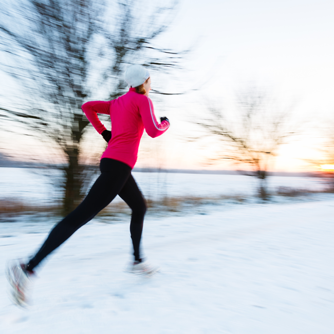 Working Out in Winter’s Cold Temperature Several Weeks